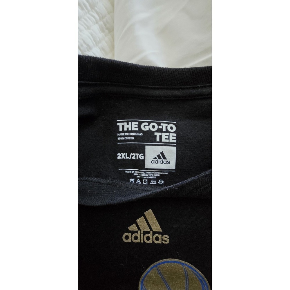 Adidas Golden State Warriors Mens 2017 NBA Finals Champions T-Shirt (2XL) - Picture 4 of 4